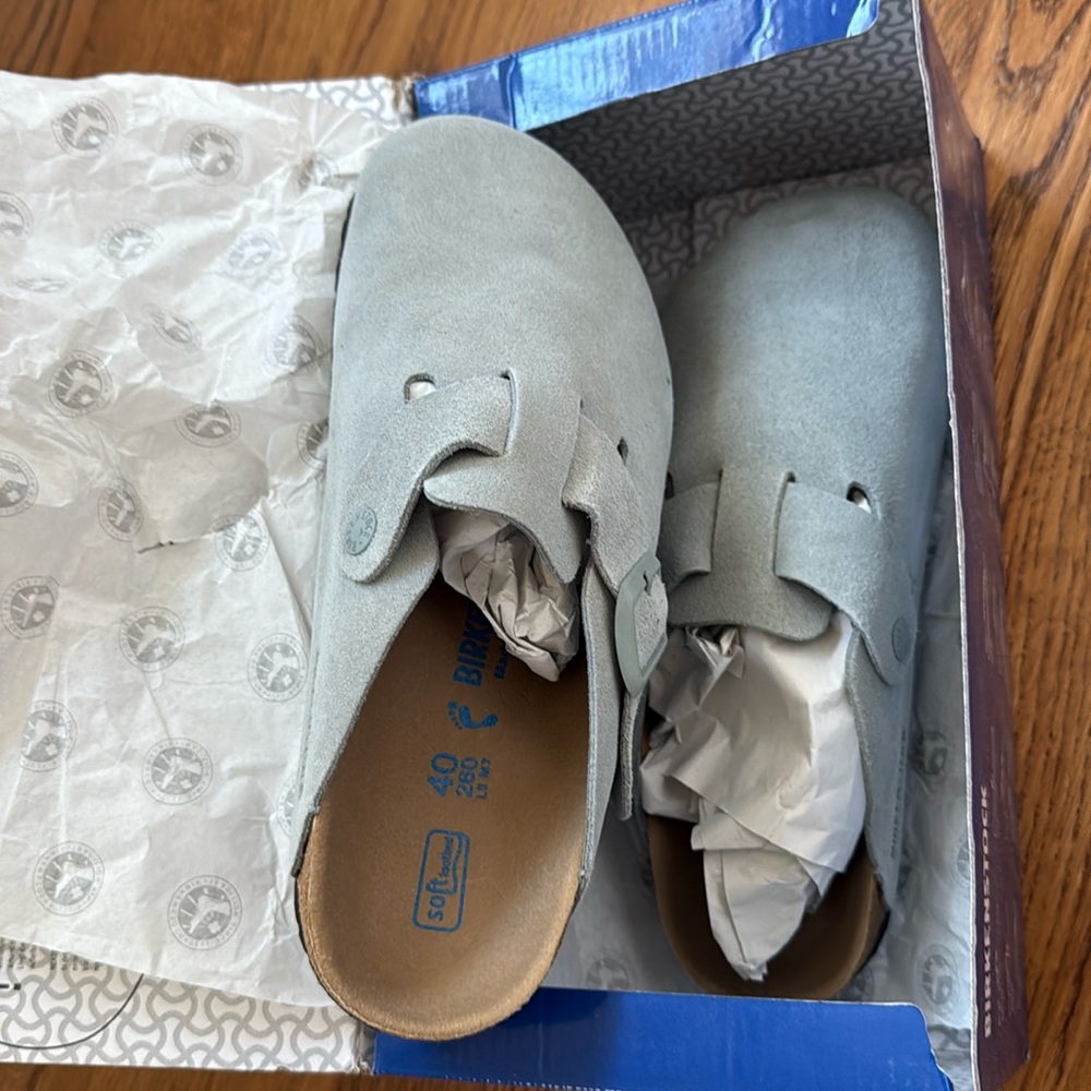Birkenstock Boston Pure Sage